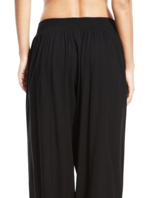 Smocked Waist Harem Trousers, M&S Collection