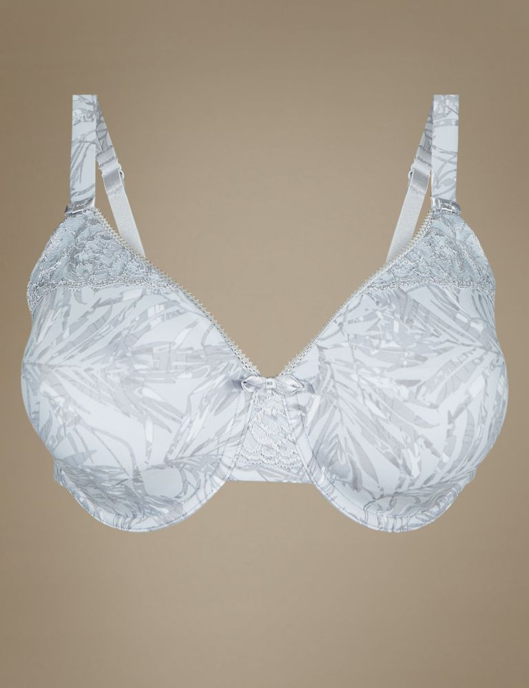 Smoothing Lace Minimiser Full Cup Bra C-G 2 of 3
