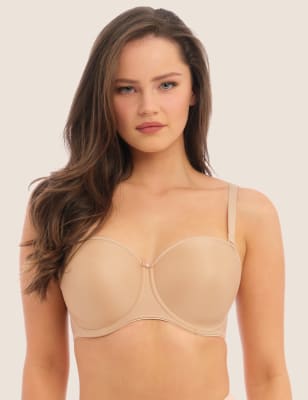 moulded strapless bra