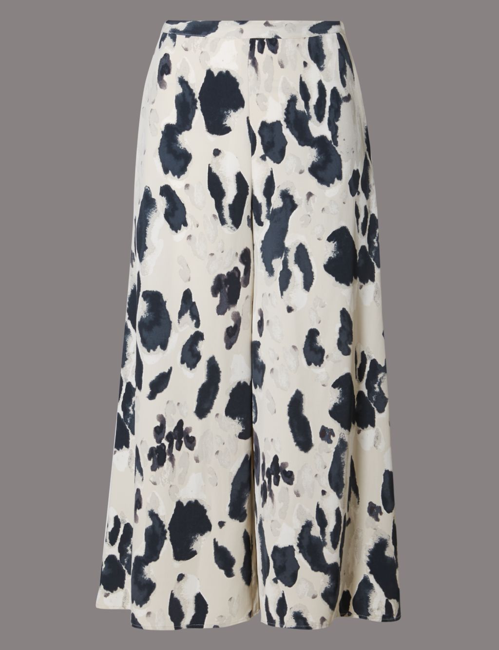 Smudge Animal Print Wide Leg Trousers 1 of 4