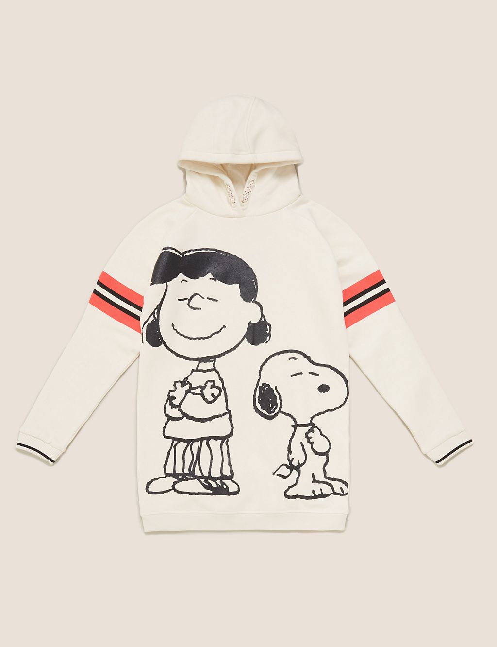 Snoopy™ Cotton Rich Longline Hoodie (6-16 Yrs) 1 of 5