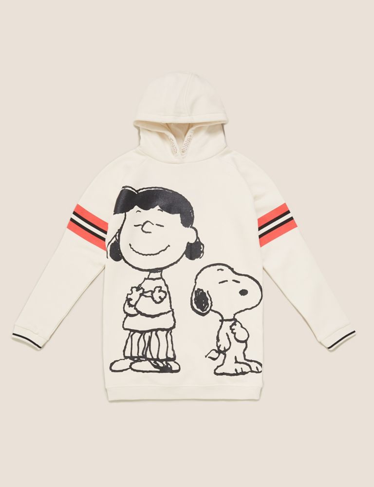 Snoopy™ Cotton Rich Longline Hoodie (6-16 Yrs) 2 of 5