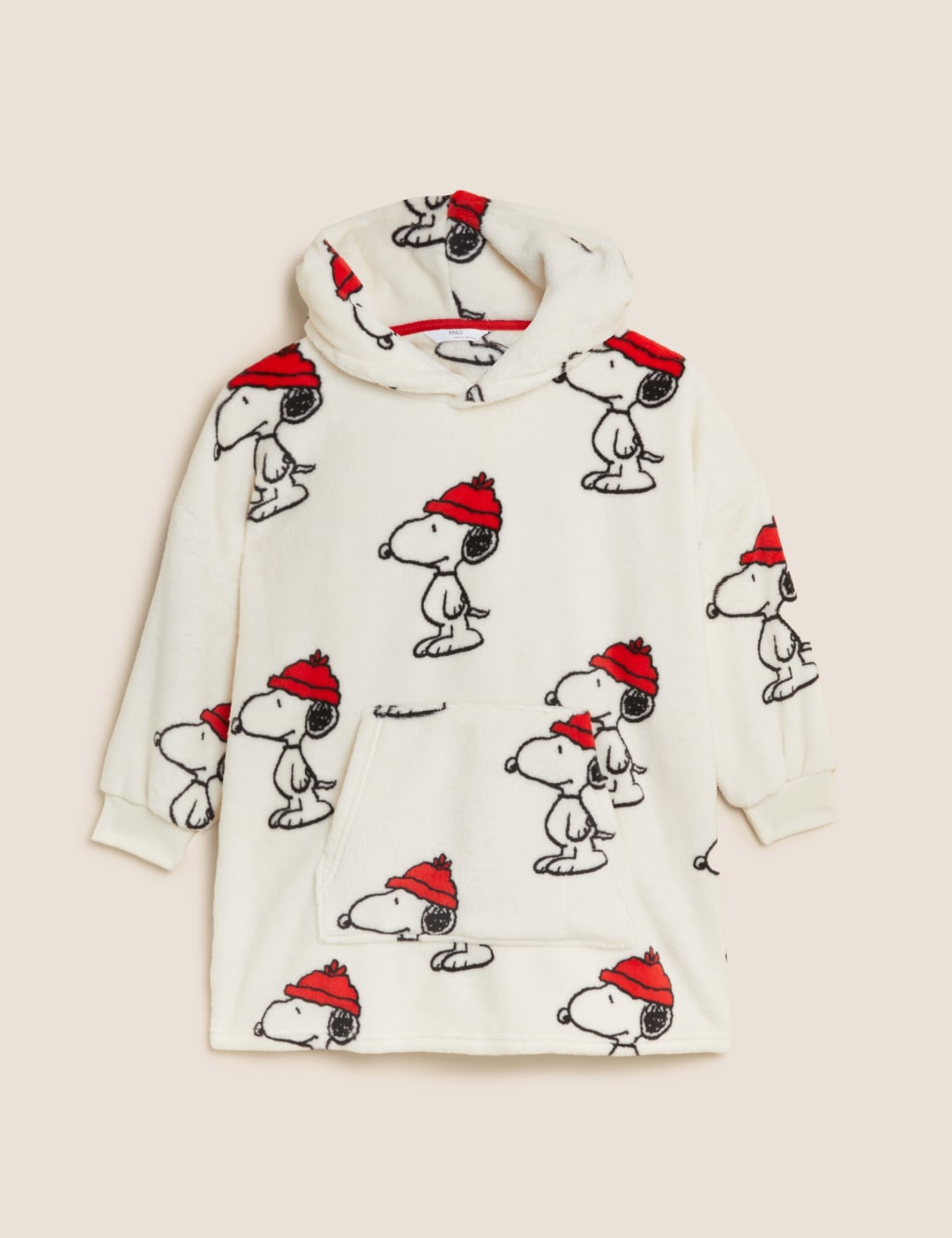 Snoopy™ Fleece Oversized Hoodie (716 Yrs) M&S Collection M&S