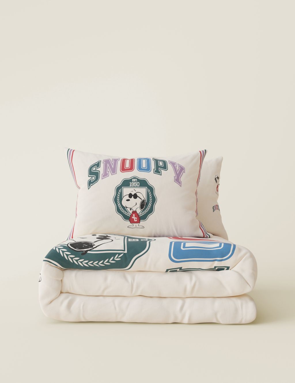Snoopy™ Pure Cotton Bedding Set 1 of 6