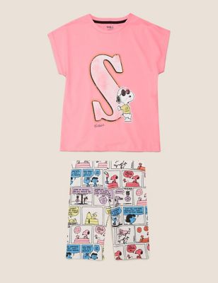 Snoopy™ Short Pyjama Set (6-16 Yrs) Image 2 of 5