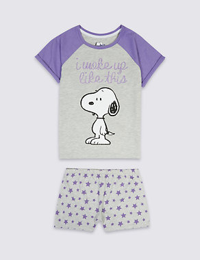 Snoopy™ Short Pyjamas (6-16 Years) Image 2 of 4