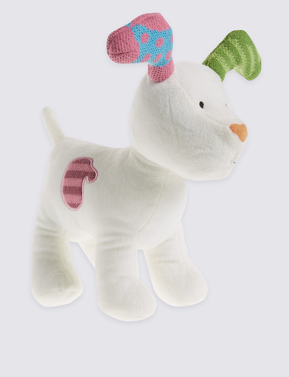 Snow Dog Soft Toy Image 1 of 2