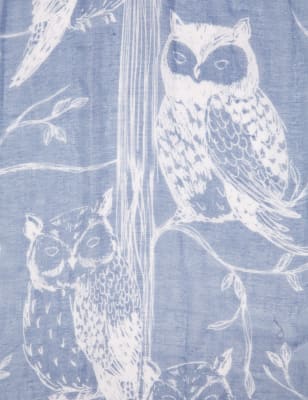 Owl store print scarf