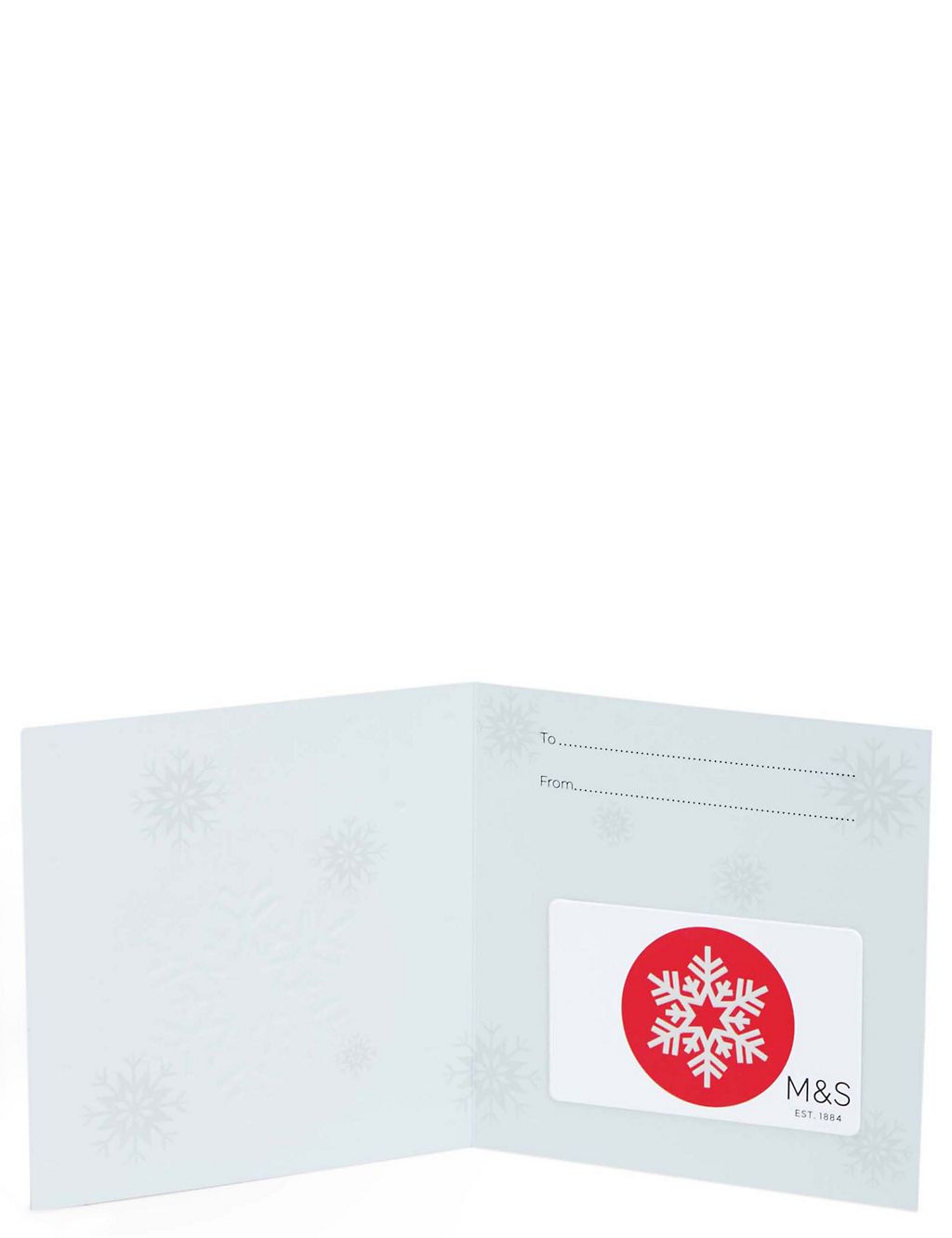 Snowflake Gift Card 4 of 5