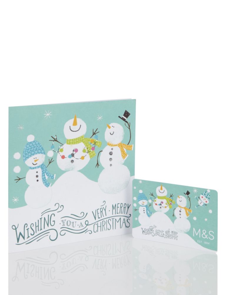 Snowman Gift Card 1 of 3