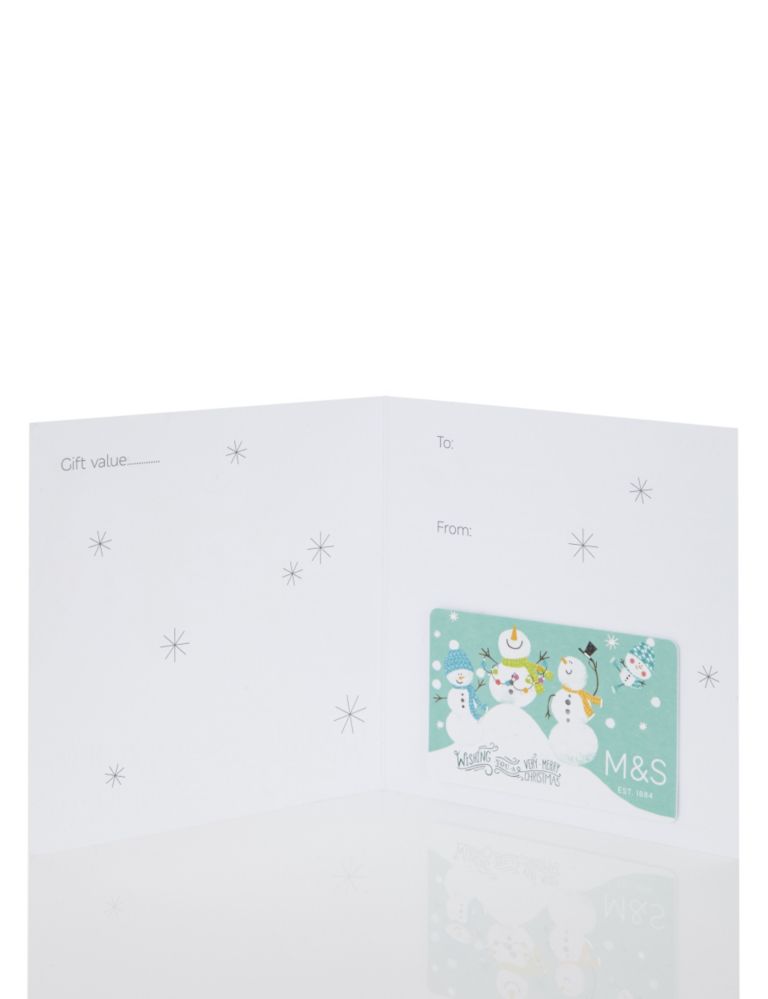 Snowman Gift Card 3 of 3