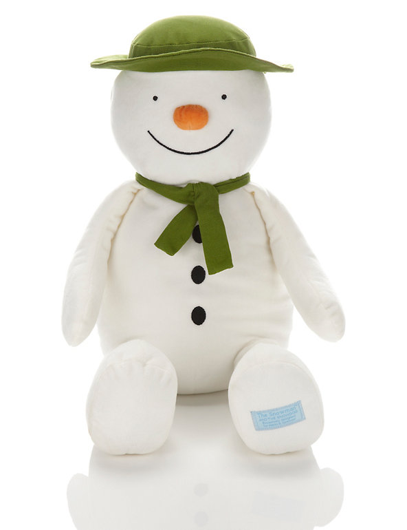 Snowman Plush Soft Toy Image 1 of 2