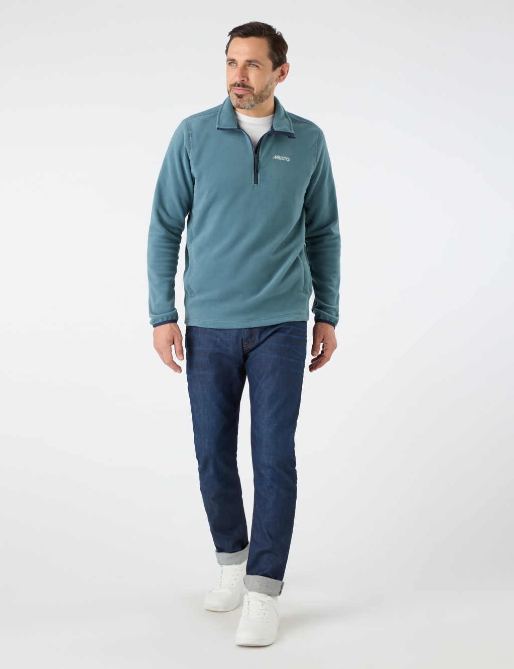 Musto mens hotsell half zip jumper