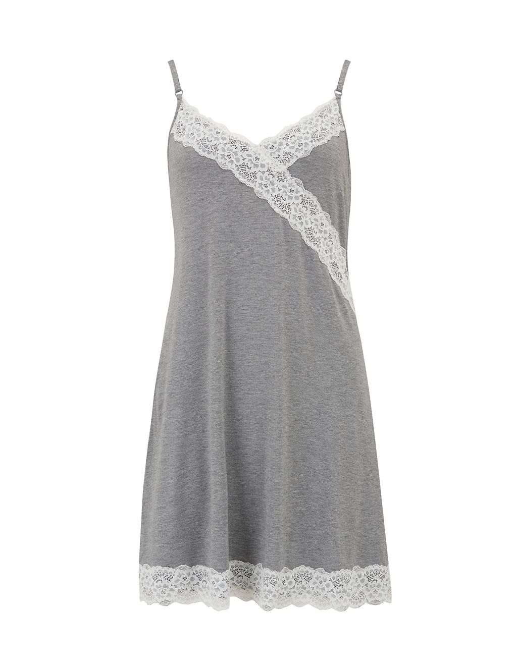 Sofa Loves Lace Hidden Support Jersey Chemise 1 of 5