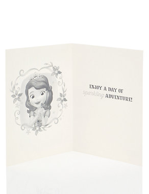 Sofia Disney Birthday Card Image 2 of 3