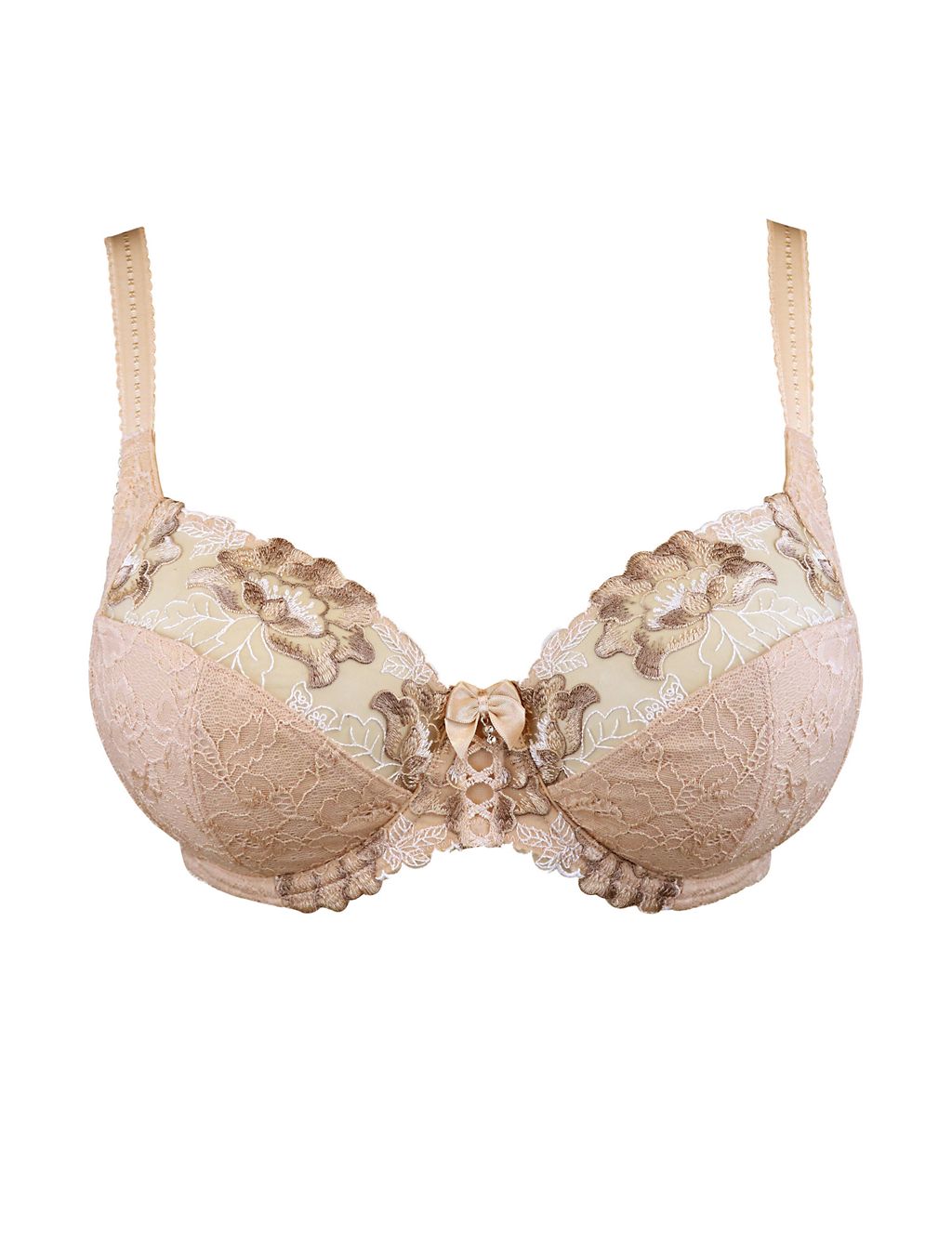 Sofia Lace Embroidered Side Support Bra DD-J 1 of 6