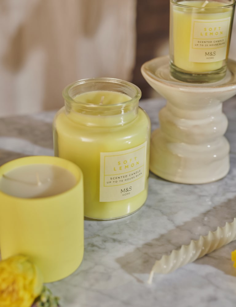 Soft Lemon Jar Candle 4 of 6