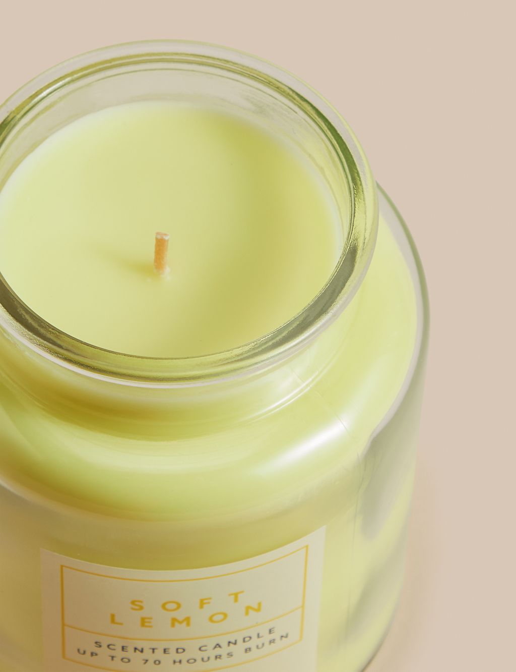 Soft Lemon Jar Candle 1 of 6