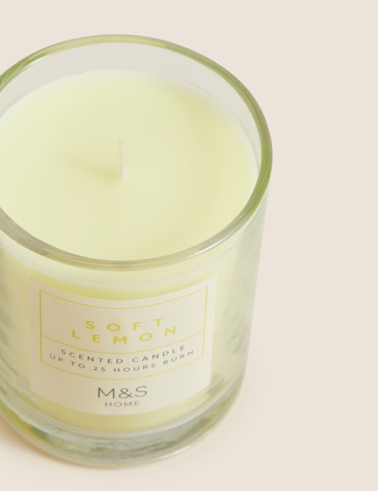 Buy Soft Lemon Scented Candle M&S Collection M&S