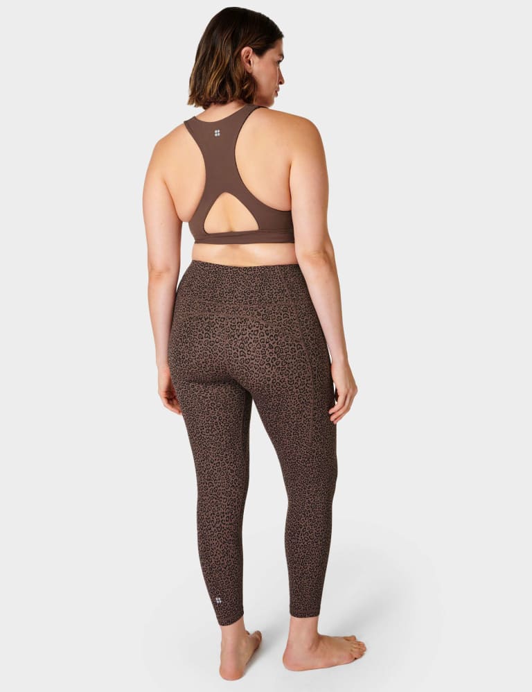 Sweaty Betty Power 7/8 Leggings in Green Leopard Print