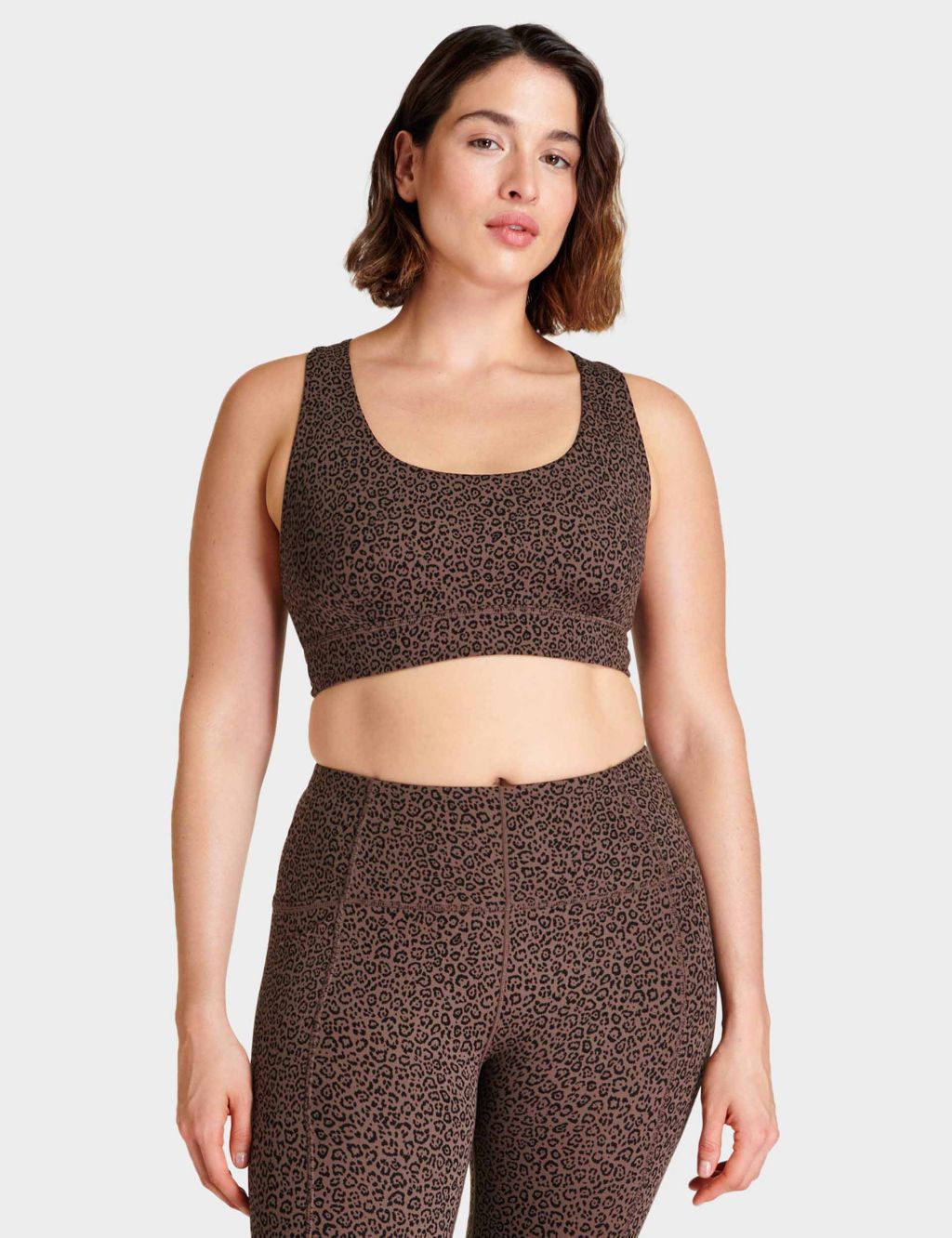 AVENUE BODY | Women's Plus Size Fashion Smooth Caress Print Bra - leopard,  - 50D