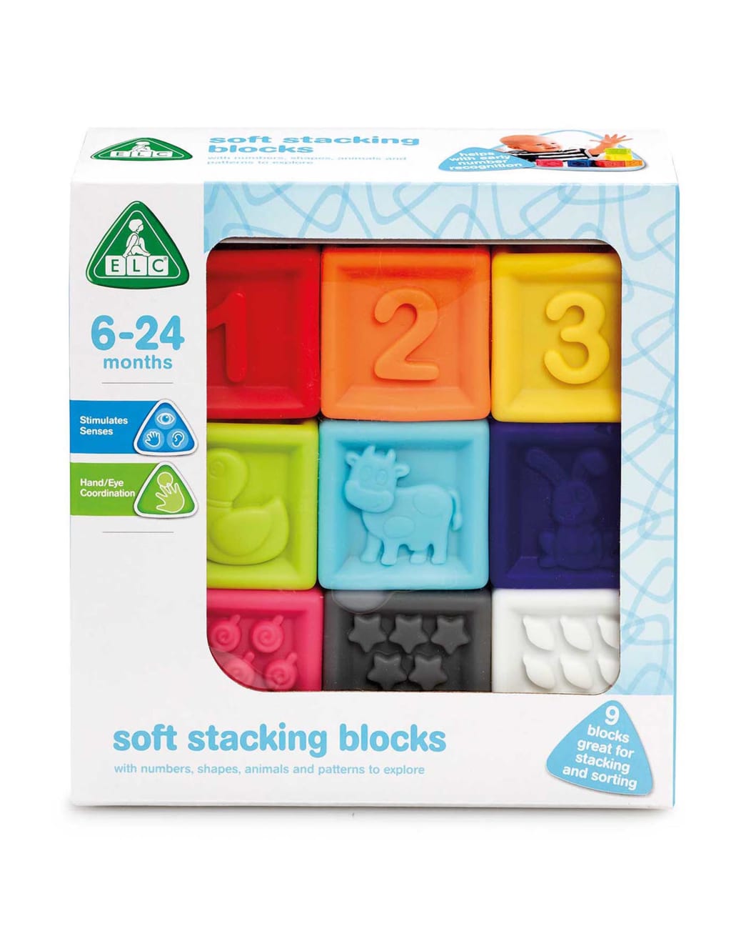 Soft Stacking Blocks (612 Mths) Early Learning Centre M&S