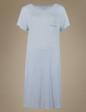 Soft Striped Minishirt with Cool Comfort™ Technology Image 2 of 3