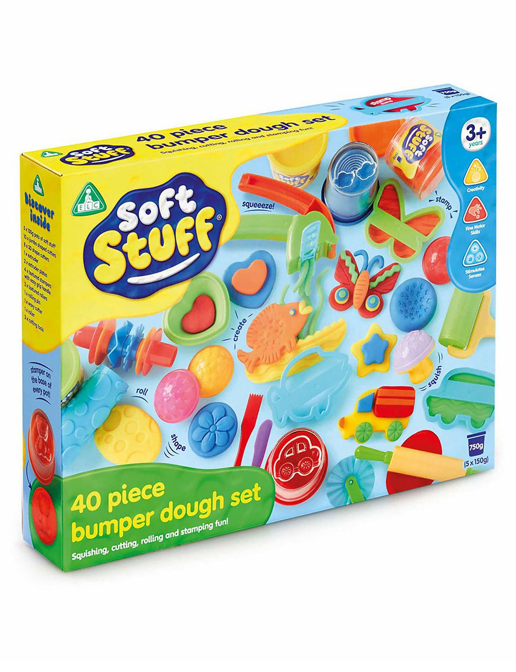 Soft Stuff 40 Piece Bumper Dough Set (3+ Yrs) 3 of 4
