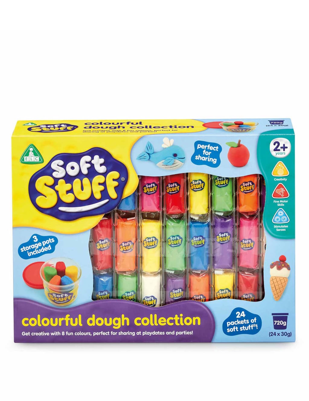 Soft Stuff Colourful Dough Collection (2+ Yrs) Early Learning Centre