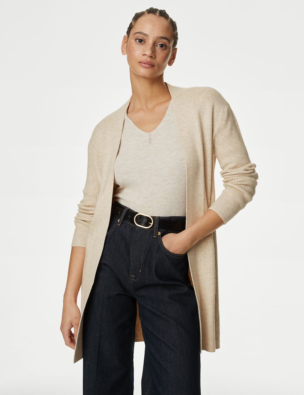 Soft Touch Knitted Longline Cardigan 4 of 5