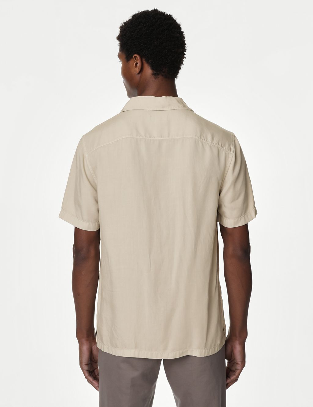 Soft Touch Pure Tencel™ Cuban Collar Shirt 5 of 5