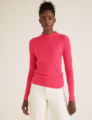 marks and spencer ribbed jumper