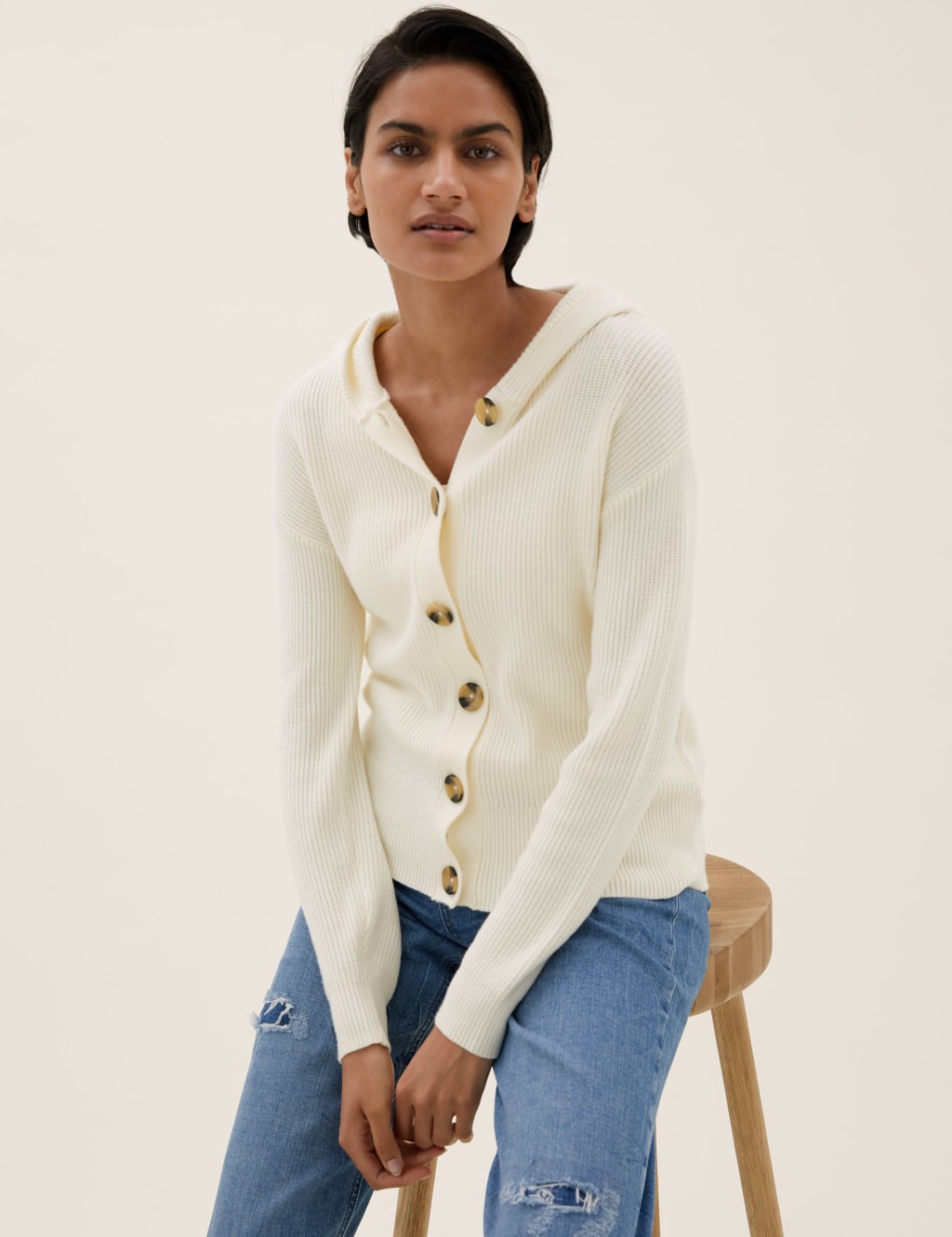 Shrunken ribbed cardigan madewell new arrivals