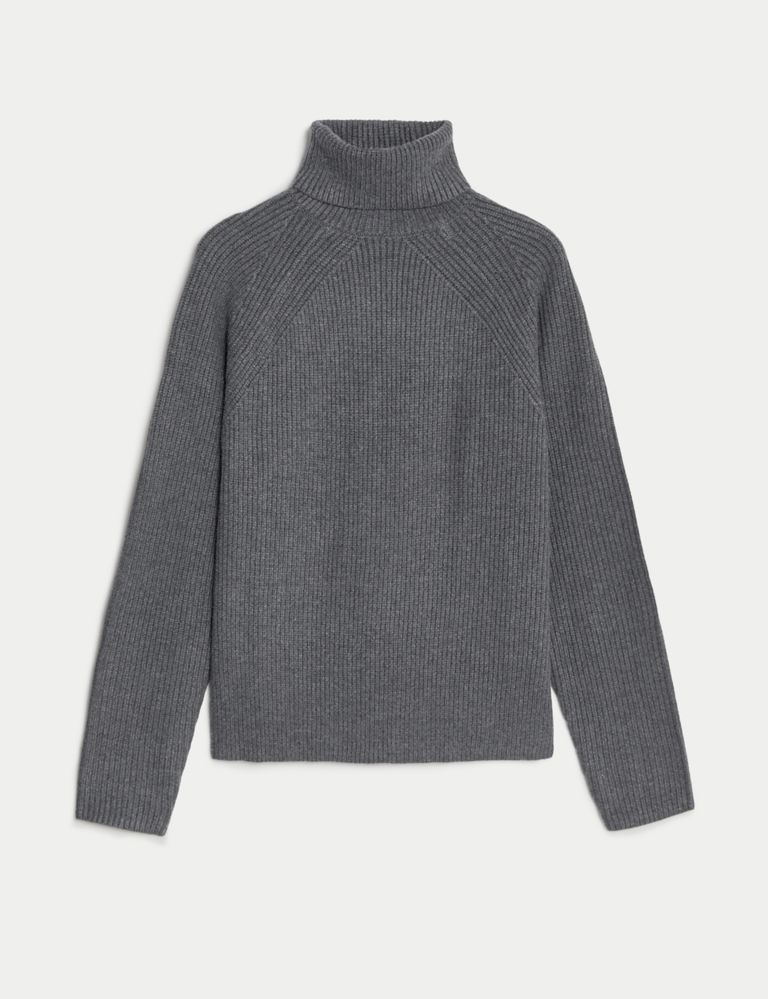 Soft Touch Ribbed Roll Neck Jumper | M&S Collection | M&S