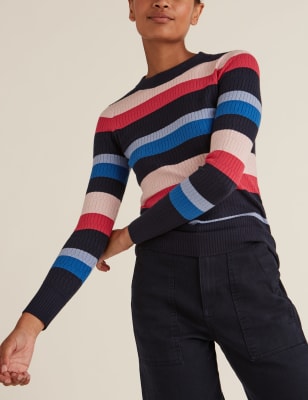 marks and spencer striped jumper