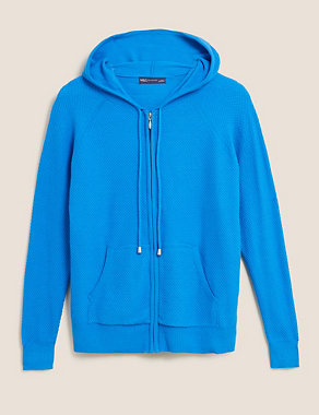 Soft Touch Textured Hoodie Image 2 of 6