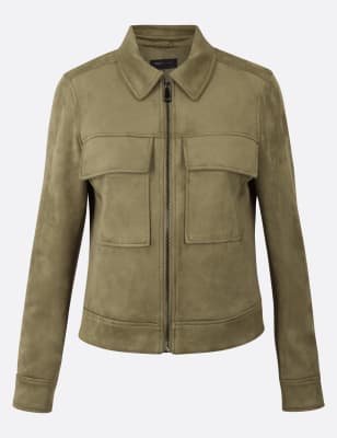 short khaki jacket