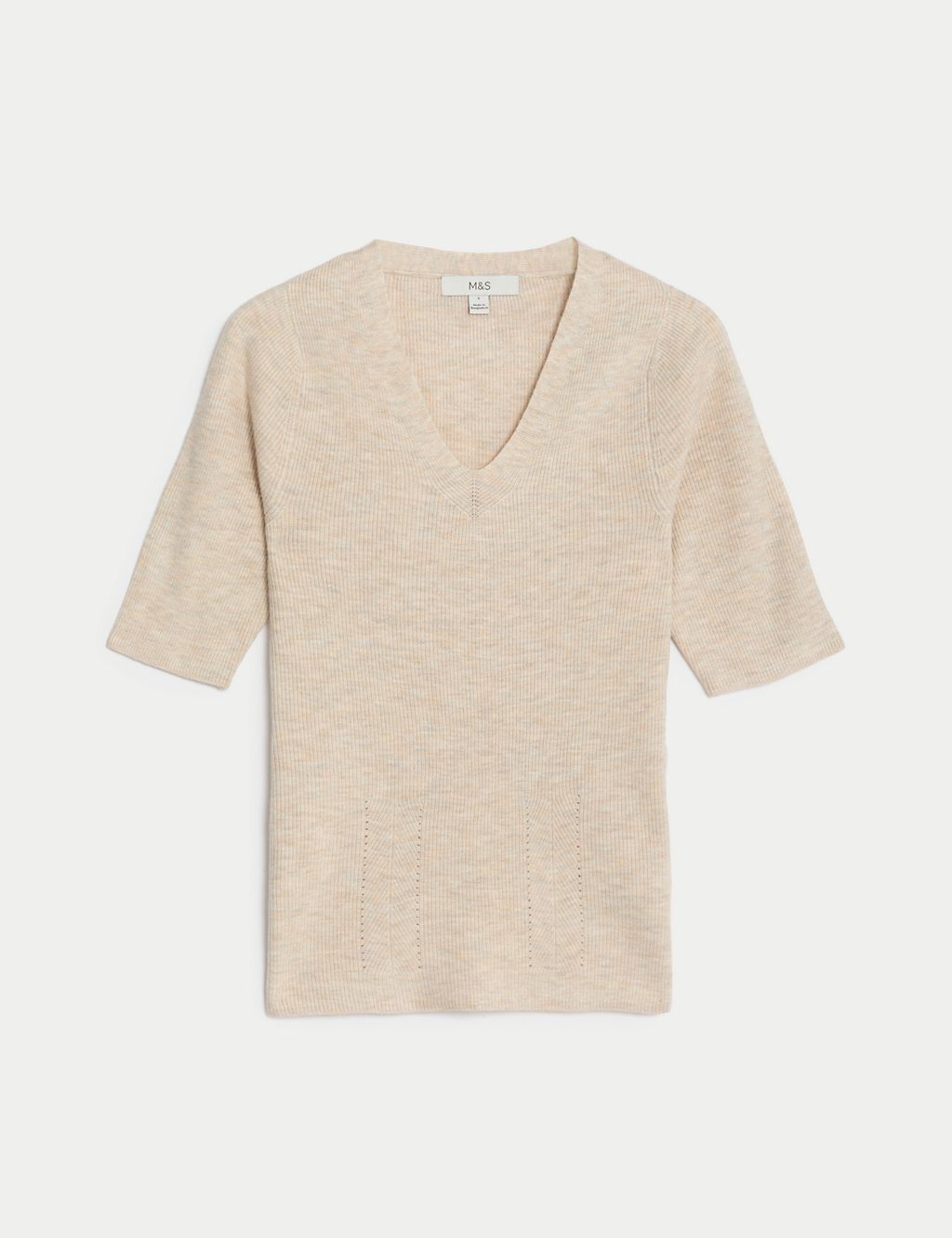 Soft Touch V-Neck Knitted Top 1 of 6