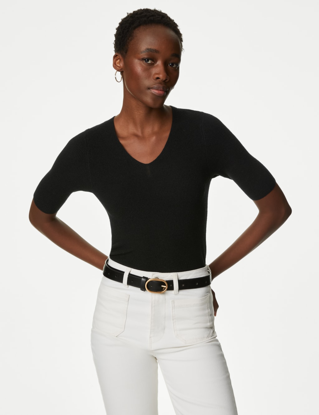 Stand Neck Myer Basque Knitwear Forever New Poppy Stand Neck