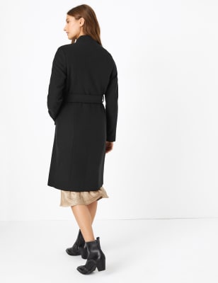 m&s wrap coat