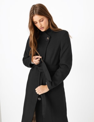 m&s wrap coat