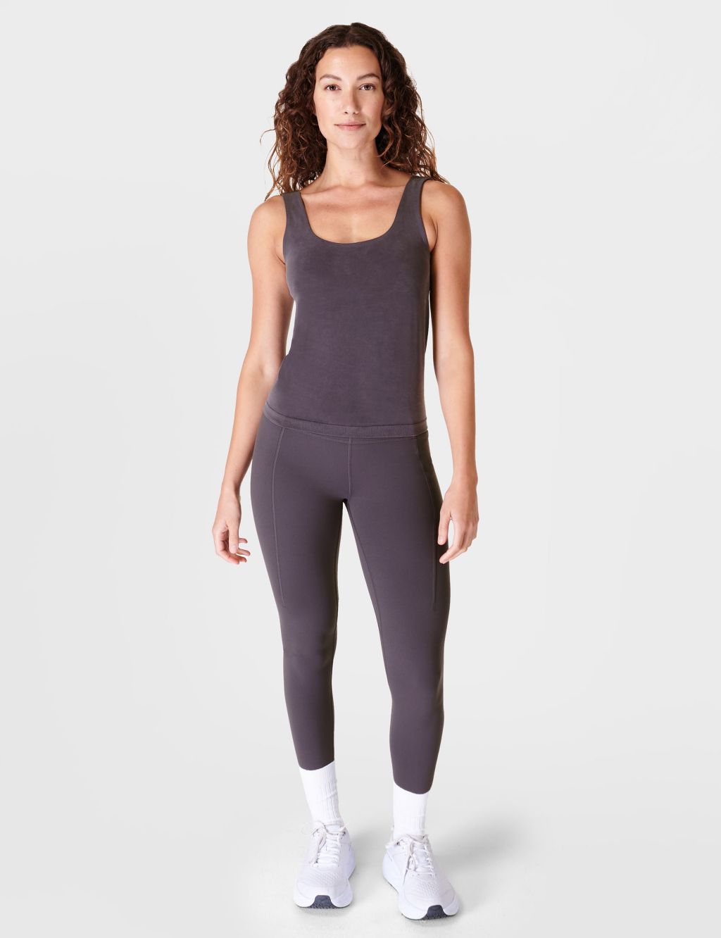 Softly Seamless Scoop Neck Fitted Vest Top | Sweaty Betty | M&S