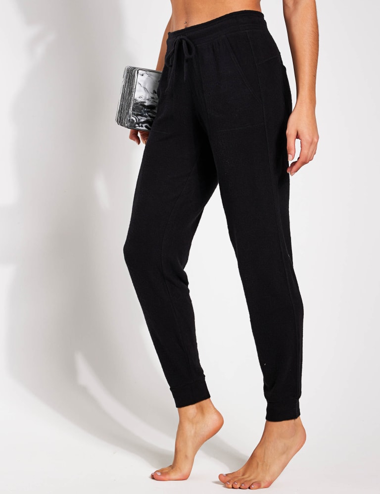 High Waist Joggers - Black - Ladies