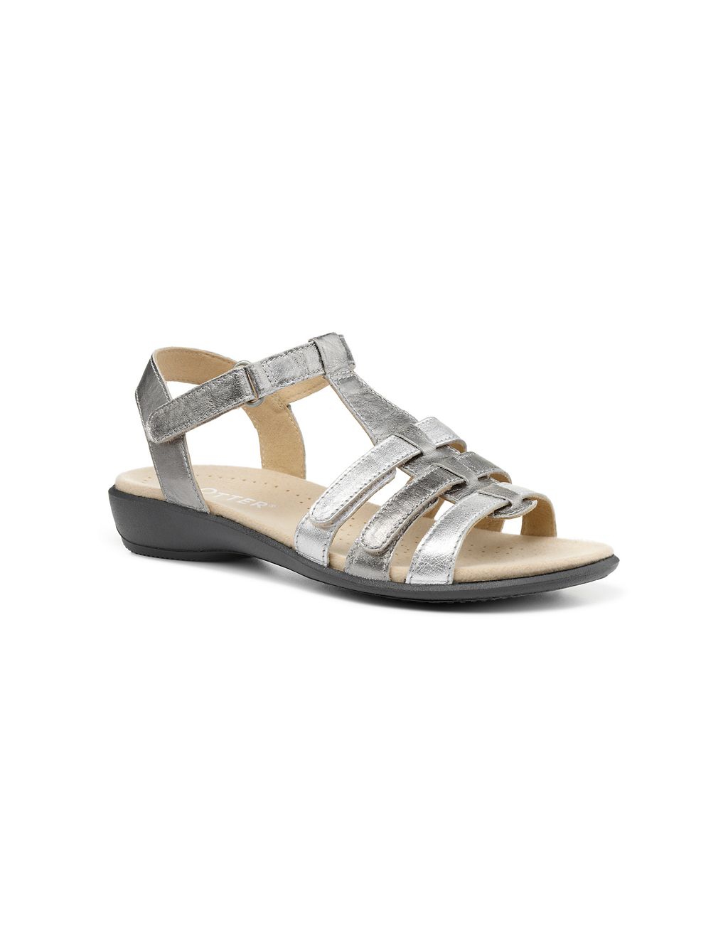 Sol Leather Ankle Strap Gladiator Sandals 1 of 4