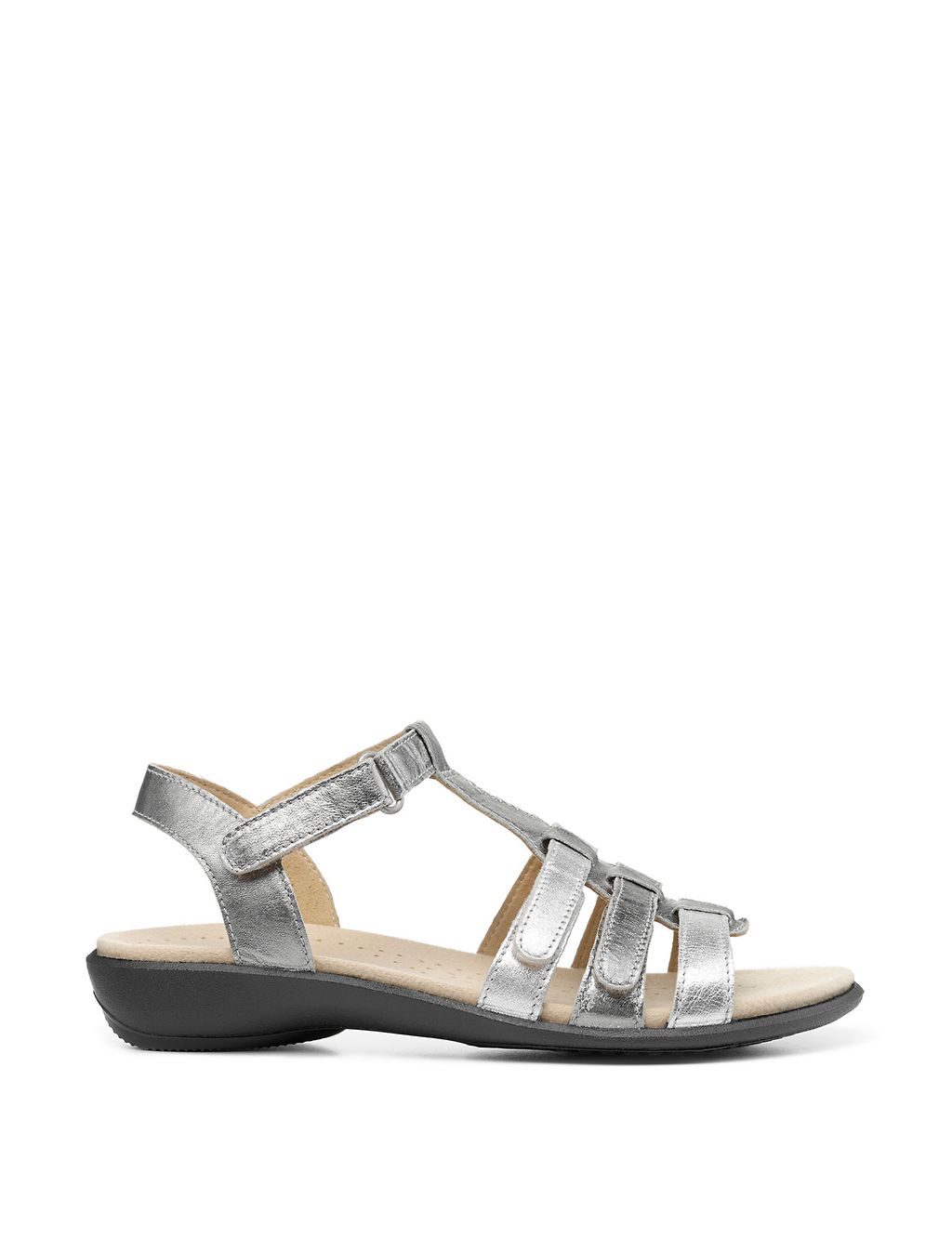 Sol Leather Ankle Strap Gladiator Sandals 3 of 4