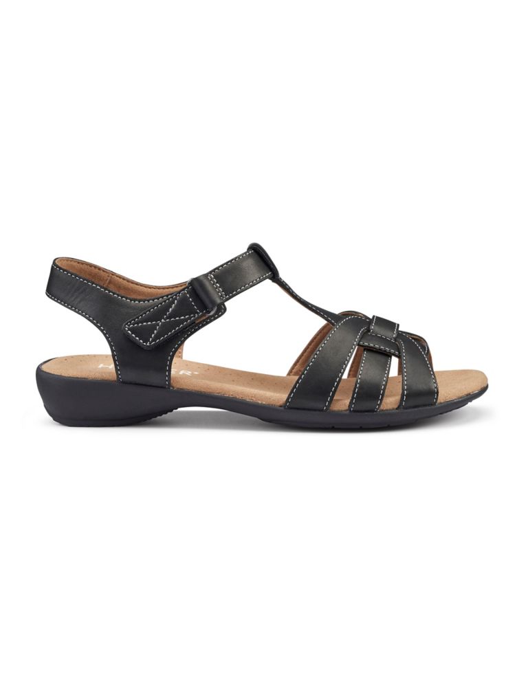 Solstice Wide Fit Leather Ankle Strap Sandals 1 of 4