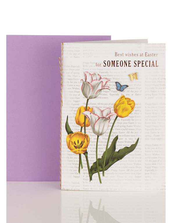 Someone Special Flowers Easter Card Image 1 of 2