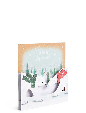 Someone Special Polar Bears Christmas Card Image 2 of 4