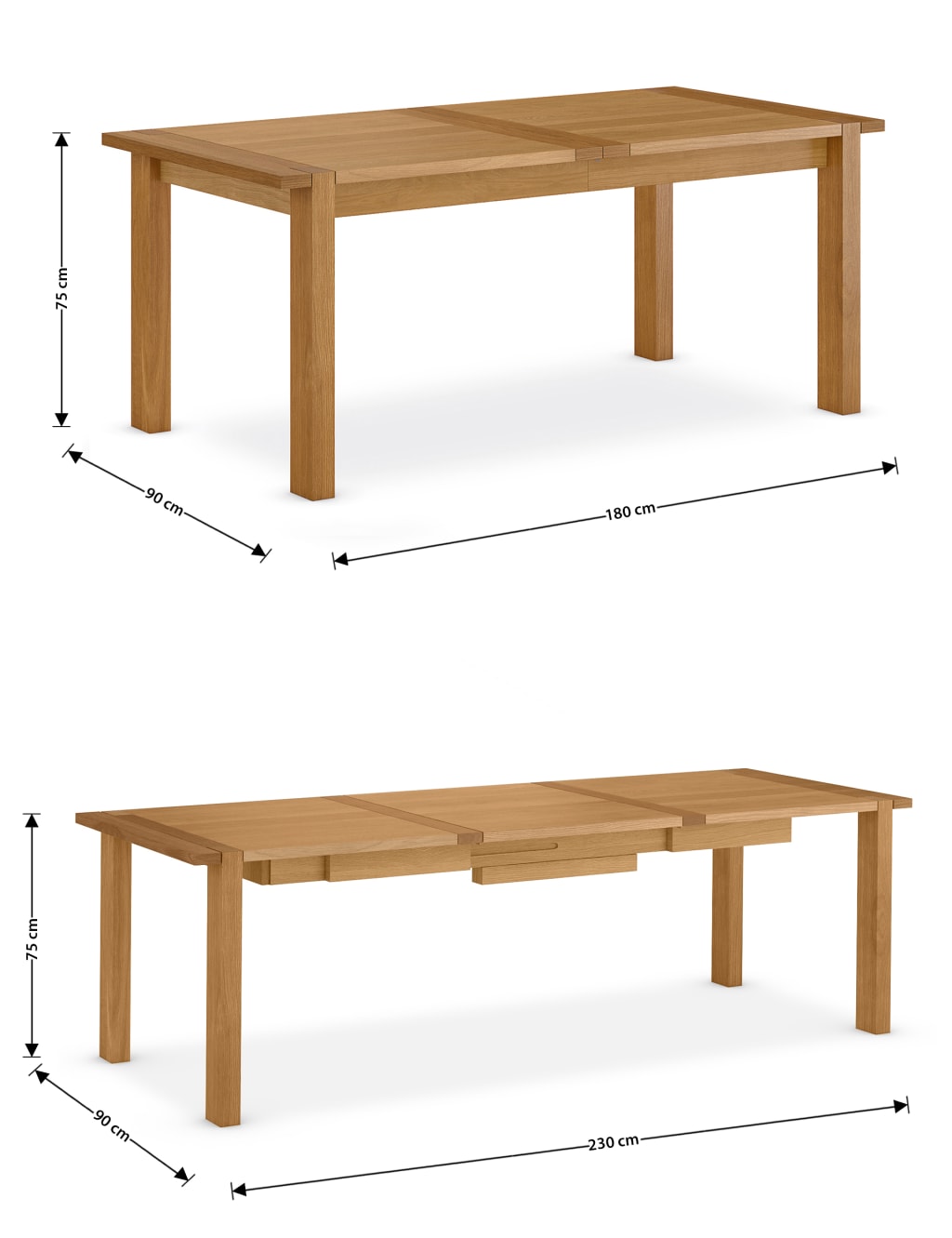 Marks and spencer extending dining table sale