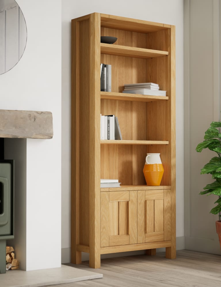 Dark oak deals bookcases for sale